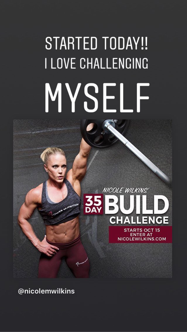 Nicole Wilkins 35 Day Build Challenge Completed! Fiercely Fit Lifestyle