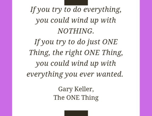 Recommended Read: The ONE Thing